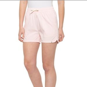 🆕 LIV OUTDOOR Minerva Solid Woven Shorts - UPF 30+ pink